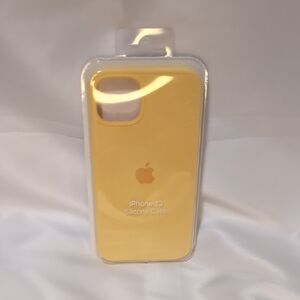 Apple iPhone 13 Case - Bright Yellow Silicone